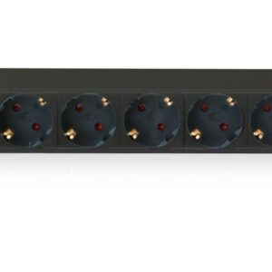 Multipresa 8 Posti da Rack 19'' con Interruttore Spina Schuko Angolata 1U TECHLY PROFESSIONAL