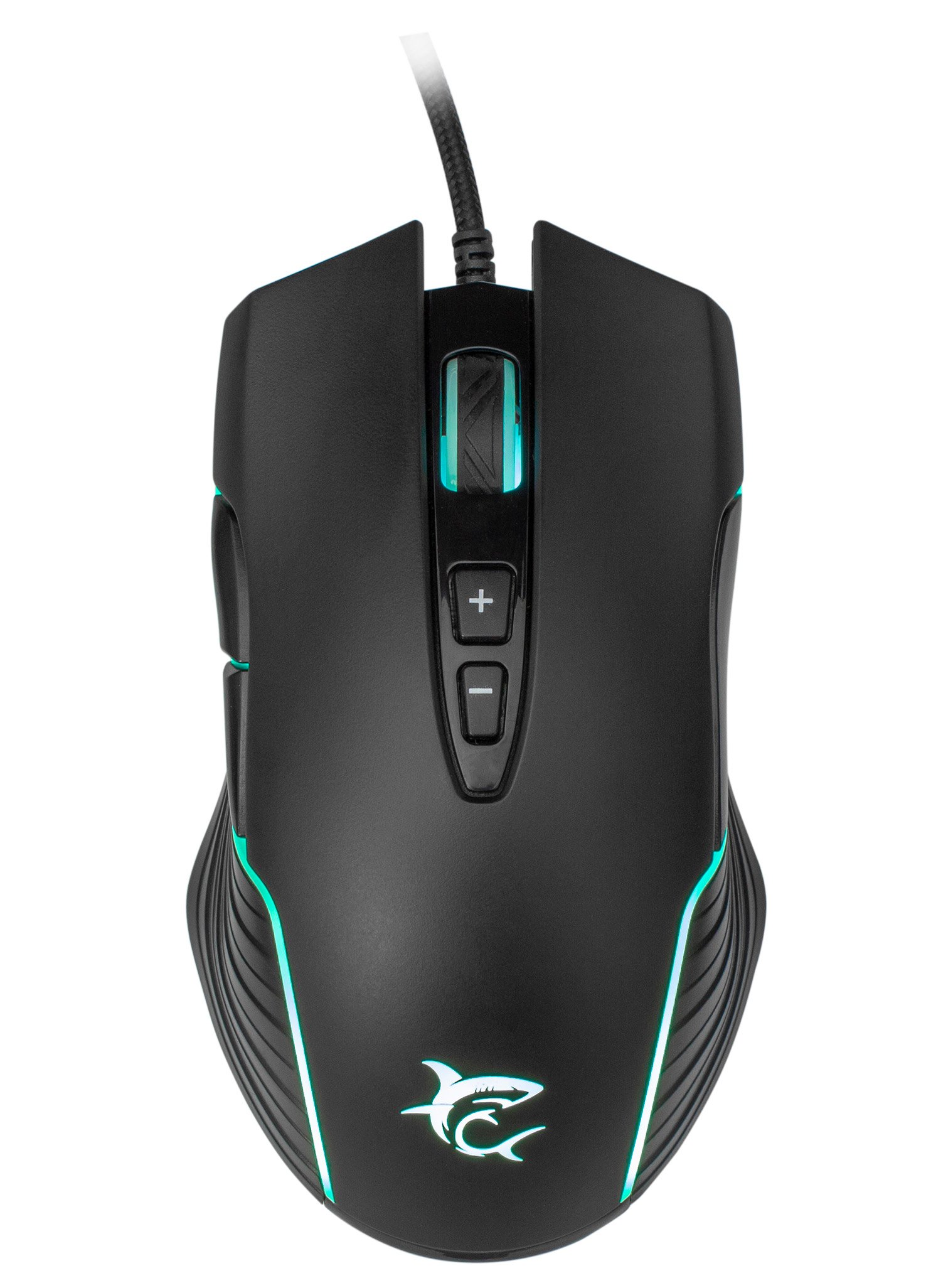 Mouse Gaming 6400 Dpi GM-5003 AZARAH RGB Nero WHITE SHARK