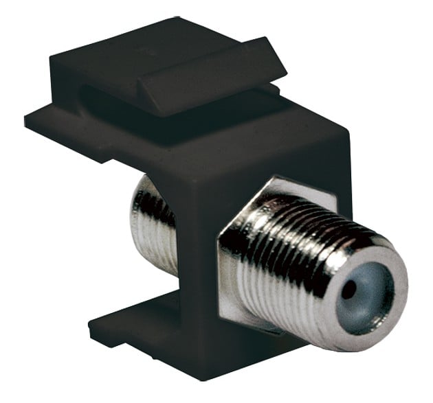 Adattatore Keystone BNC 75 Ohm F/F Nero LOGILINK