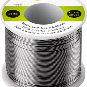 Stagno in Rotolo per Saldatura diam. 0,56 mm 250gr GOOBAY