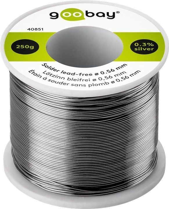 Stagno in Rotolo per Saldatura diam. 0,56 mm 250gr GOOBAY