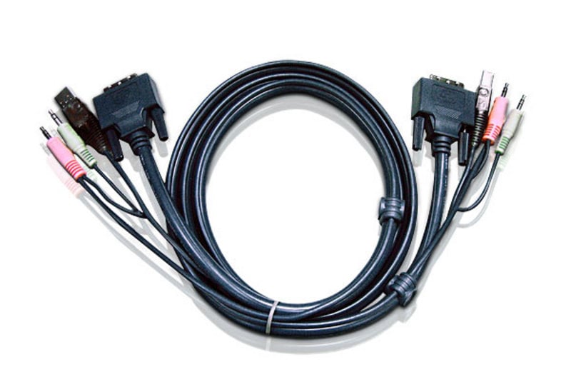 Cavo KVM USB DVI-D Dual Link – 1,8 m, 2L-7D02UD ATEN