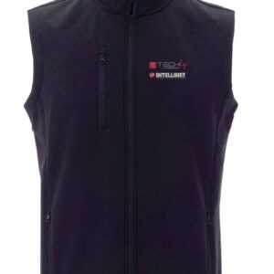 Smanicato da uomo Nero taglia M con loghi Techly Professional e Intellinet TECHLY