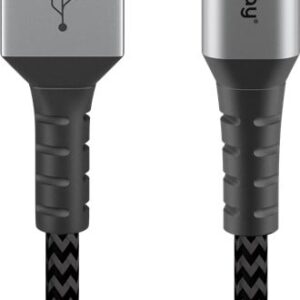 Cavo USB-C&trade; a USB A Connettori in Metallo e Rivestimento Tessuto 0,5m GOOBAY