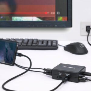 Hub USB-C™ con funzione di ricarica Power Delivery 45W MANHATTAN