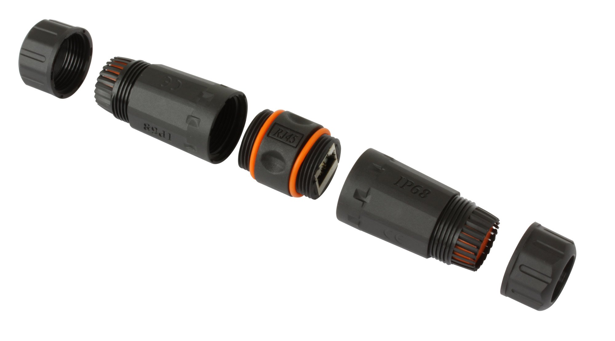 Adattatore Cat 6A RJ45 F/RJ45 F Impermeabile Protezione IP68 TECHLY PROFESSIONAL