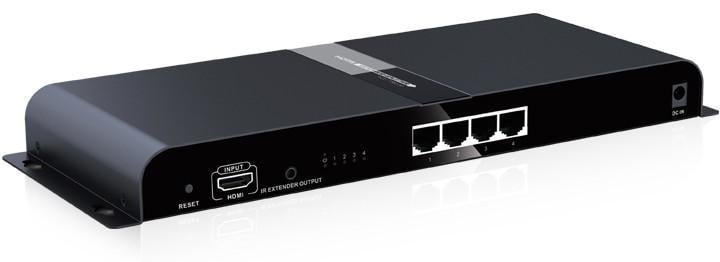 Extender Splitter 4 vie HDMI con IR su Cavo CAT6/6a/7 fino a 120m TECHLY