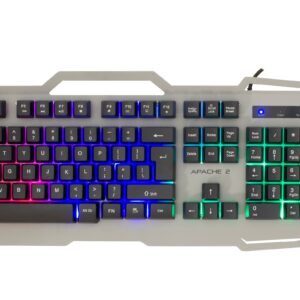 Kit Gaming combo Mouse e Tastiera APACHE 2 WHITE SHARK