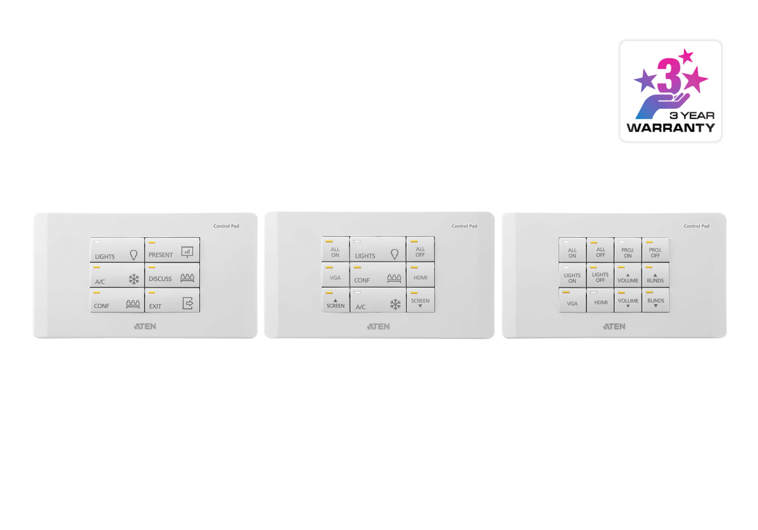 Sistema di controllo ATEN: Pad di controllo 12 pulsanti, VK0200 ATEN