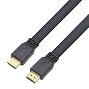 Cavo HDMI 2.0 High Speed con Ethernet A/A M/M Piatto 1m TECHLY