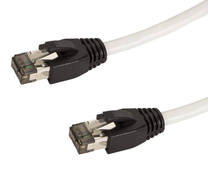 Cavo di Rete Patch in Rame Cat. 8.1 SFTP LSZH 1,0 m Grigio LOGILINK