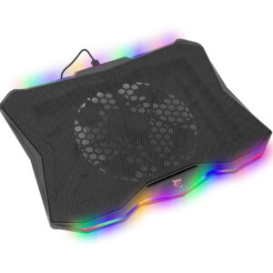 Supporto per Notebook fino a 17.3'' con Ventola per Sistema di Raffreddamento WHITE SHARK