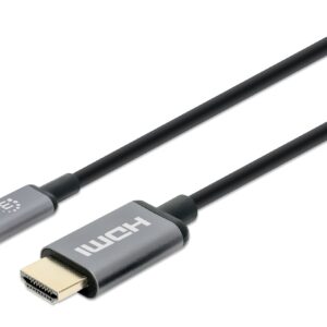 Cavo Adattatore USB-C&trade; Maschio a HDMI Maschio 1m Nero MANHATTAN