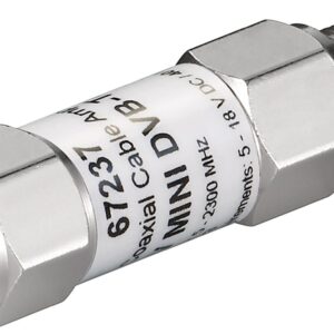 Mini amplificatore F a cavo coassiale 18dB DVB-T/SAT GOOBAY