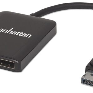 Splitter Hub DisplayPort a 2 Monitor DisplayPort MST 4K@30Hz video UHD MANHATTAN