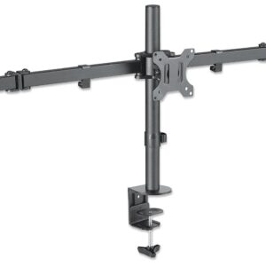 Supporto da Scrivania per 3 Monitor 13-27'' con Morsetto MANHATTAN