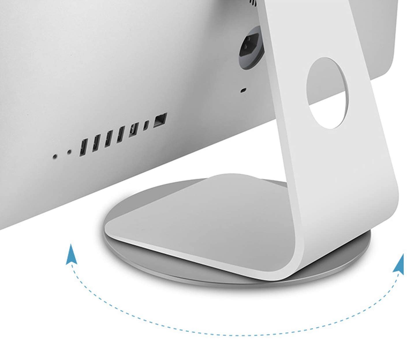 Base Girevole 360° Antiscivolo per Monitor Tablet Laptop in Alluminio LOGILINK