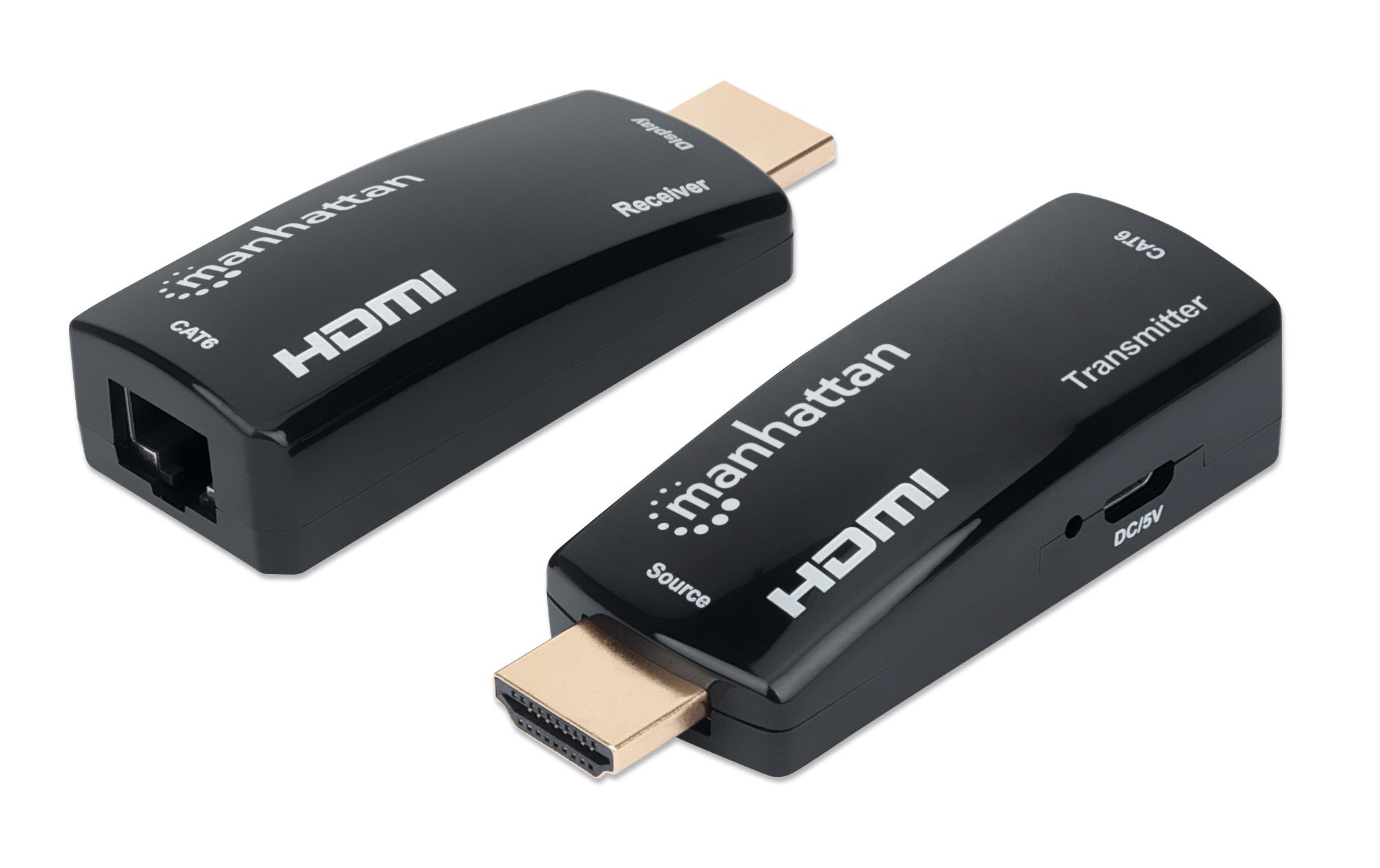 Extender HDMI Over Ethernet 1080p Compatto Nero MANHATTAN