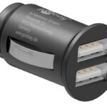 Caricatore Compatto da Auto 2 porte USB max.15.5W/3.1A Nero GOOBAY
