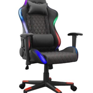 Sedia da Gioco Thunderbolt RGB Nero WHITE SHARK