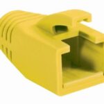 Copriconnettore per Plug RJ45 Cat.6 8mm Giallo INTELLINET