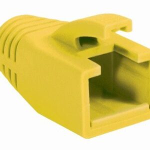 Copriconnettore per Plug RJ45 Cat.6 8mm Giallo INTELLINET