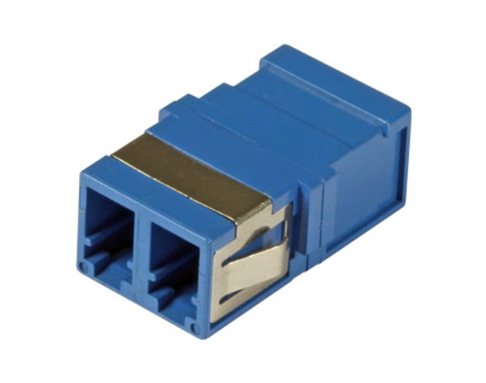 Adattatore a Bussola Keystone LC Duplex Monomodale OS2 Blu OEM
