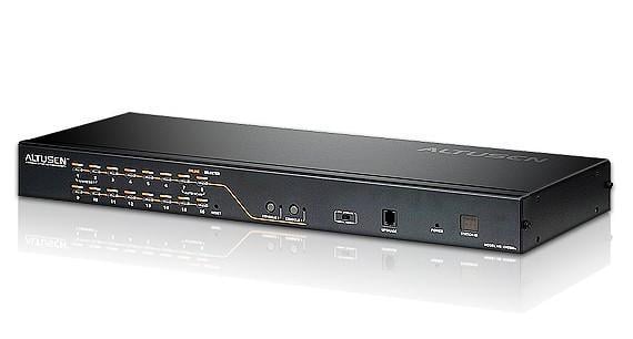 Switch KVM Cat 5 2-console 16-porte con porta Daisy-Chain, KH2516A ATEN