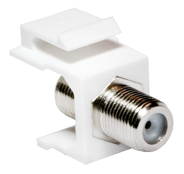 Adattatore Keystone BNC 75 Ohm F/F Bianco LOGILINK