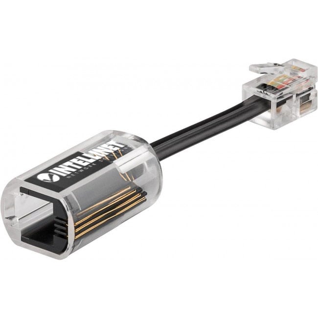 Plug Telefonico RJ10 Antiattorcigliamento per Cornetta Cavo 30mm INTELLINET