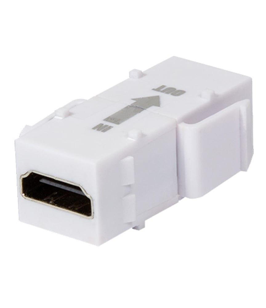 Accoppiatore Keystone HDMI con Ripetitore Bianco LOGILINK