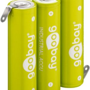 Batterie Ricaricabili NiMH 3xAA HR6 2100 mAh 3.6V a Saldare GOOBAY
