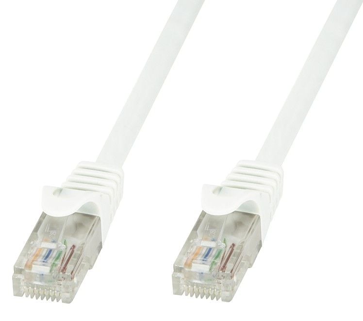 Cavo di Rete Patch in Rame Cat.6 Bianco UTP 5m TECHLY PROFESSIONAL