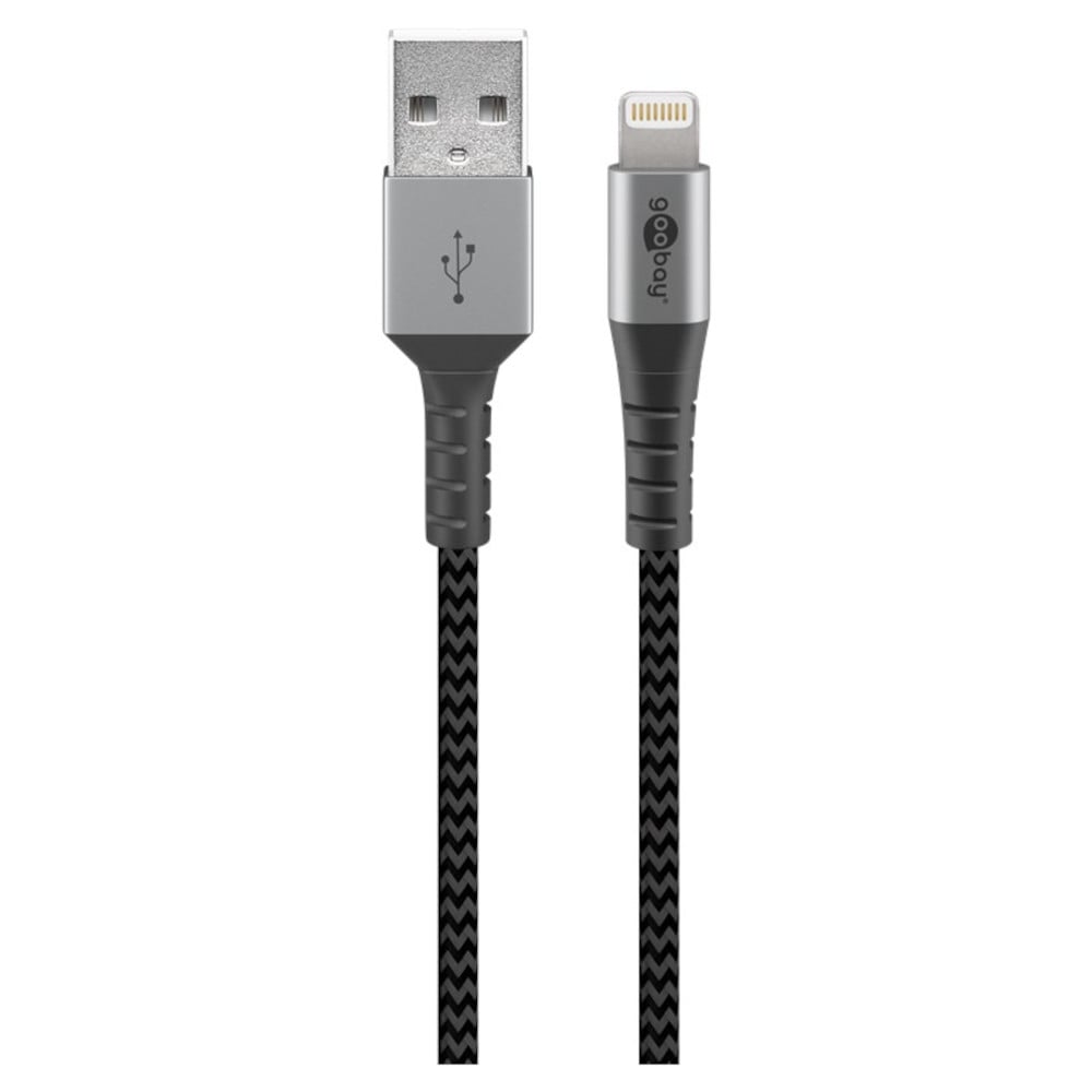 Cavo Apple Lightning 8 Pin a USB tipo A 2m Grigio GOOBAY