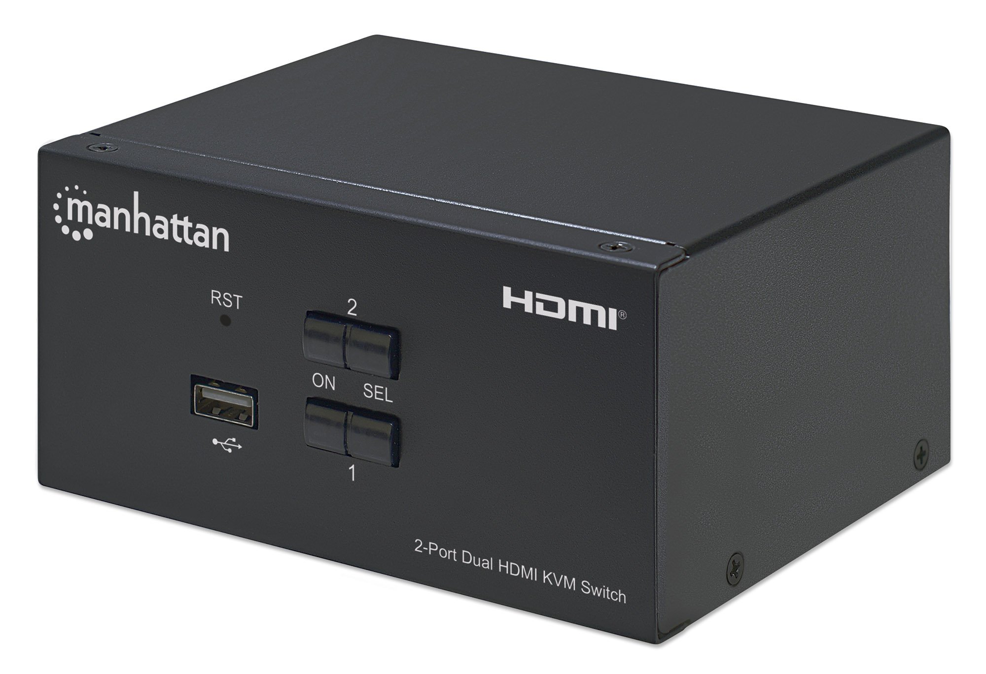 Switch KVM HDMI 2 porte Doppio monitor MANHATTAN