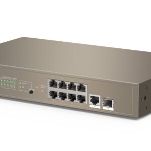 Switch Managed Ethernet Layer 3 Cloud PoE 9p Gigabit 1 SFP 130W IP-COM