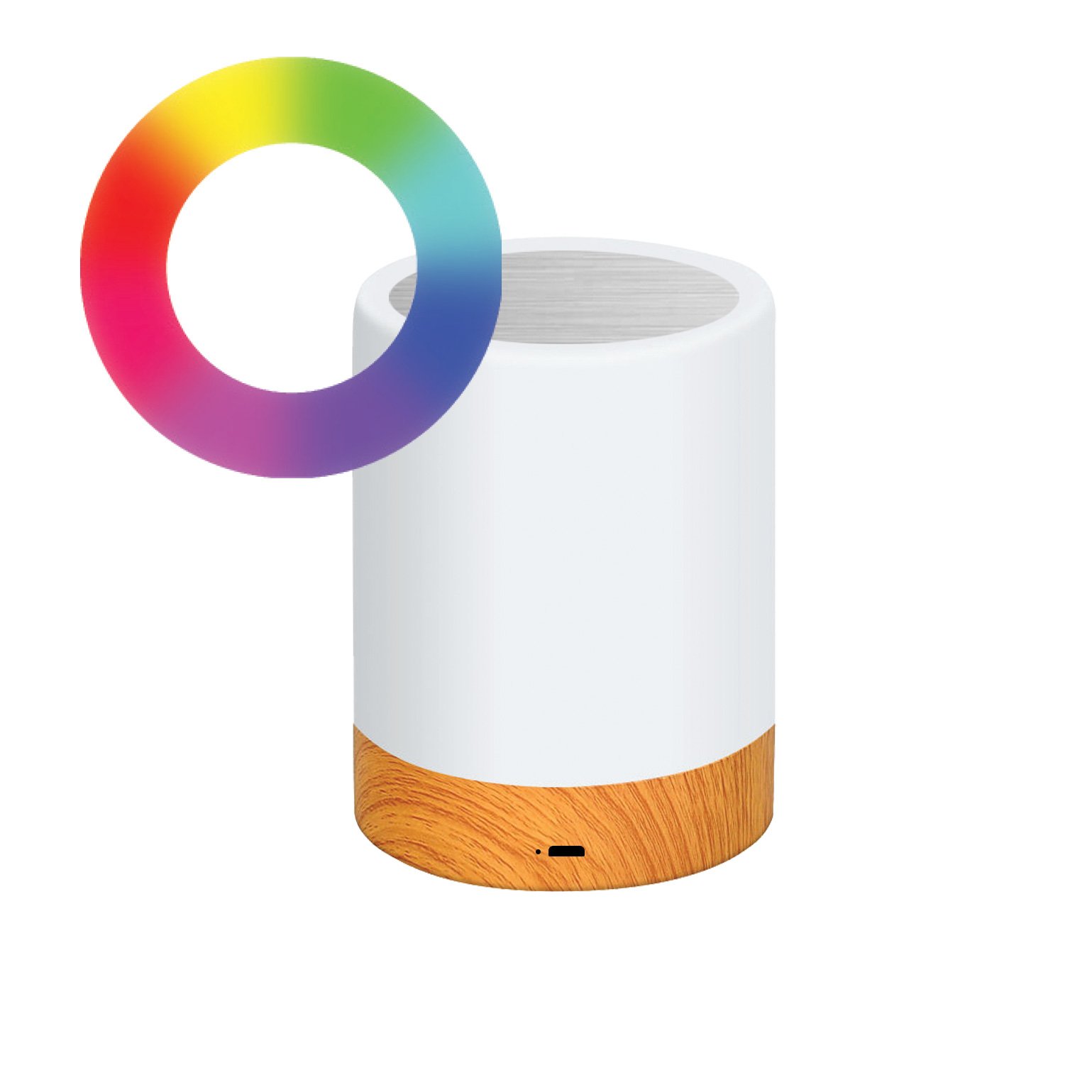 Lampada USB Smart Touch 5 Colori Selezionabili Regolazione Intensità TECHLY