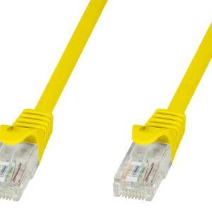 Cavo di Rete Patch in Rame Cat.6 Giallo UTP 0,5m TECHLY PROFESSIONAL