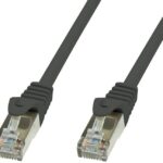 Cavo di rete Patch in rame Cat.6 Nero SFTP LSZH 1,5m TECHLY PROFESSIONAL