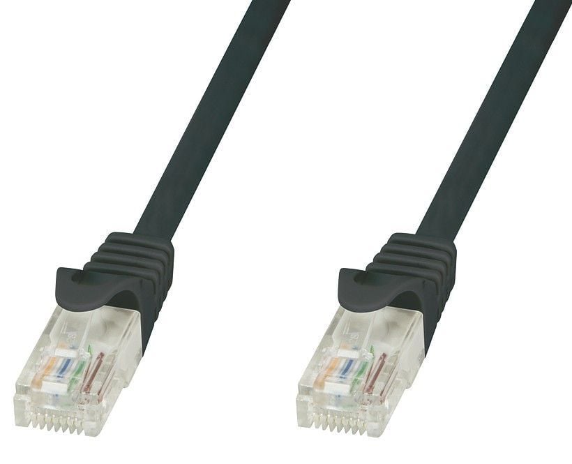 Cavo di Rete Patch in Rame Cat.6 Nero UTP 5m TECHLY PROFESSIONAL