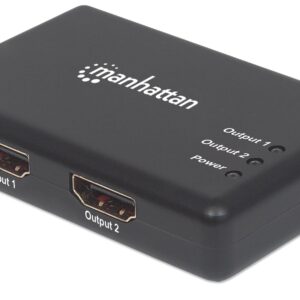 Splitter HDMI 4K UHD 3D con LED 2 vie MANHATTAN