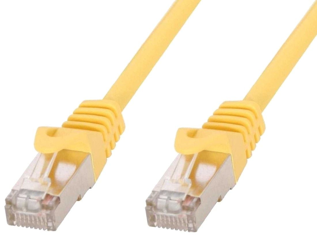 Cavo di rete Patch in rame Cat.6 Giallo SFTP LSZH 5m TECHLY PROFESSIONAL