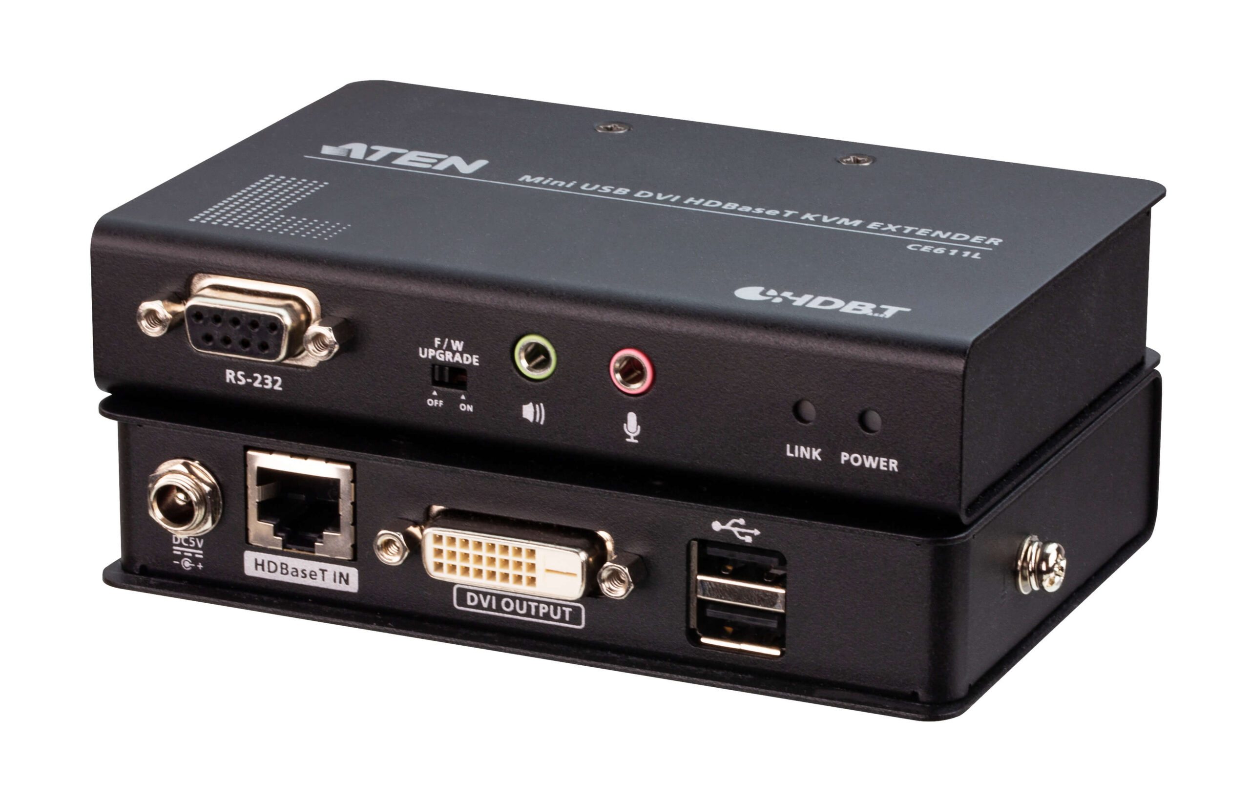 Estensore KVM Mini USB DVI HDBaseT, CE611 ATEN