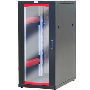 Armadio Server Rack 19'' 600x1000 27 Unita' Nero serie Ideal INTELLINET