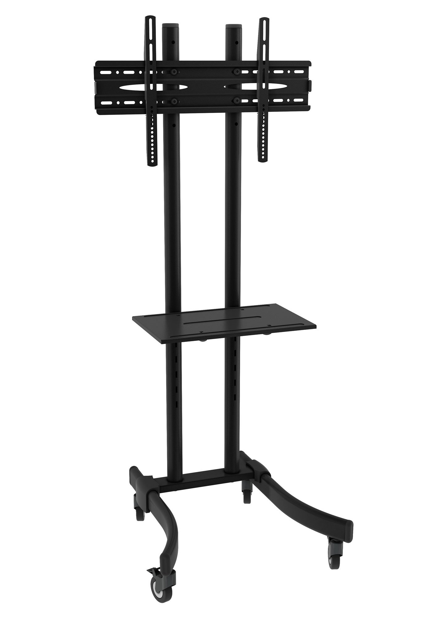 Supporto Mobile da Pavimento per TV LED/LCD 32-70'' con Mensola TECHLY