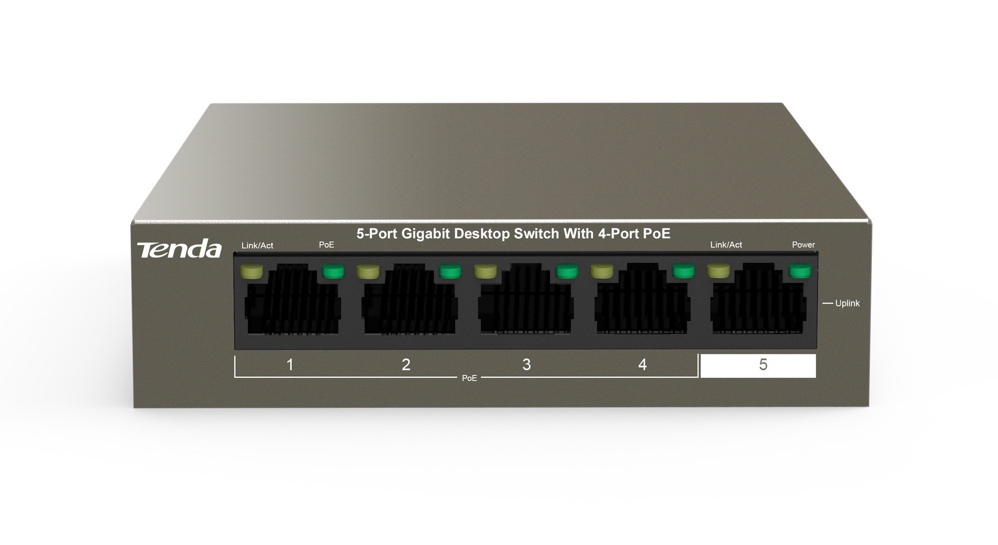 Switch Desktop 5 Porte 10/100/1000 con 4 Porte PoE TEG1105P TENDA
