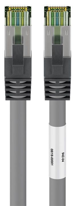 Cavo di rete Patch in rame Cat. 8.1 Grigio SFTP LSZH 2m GOOBAY