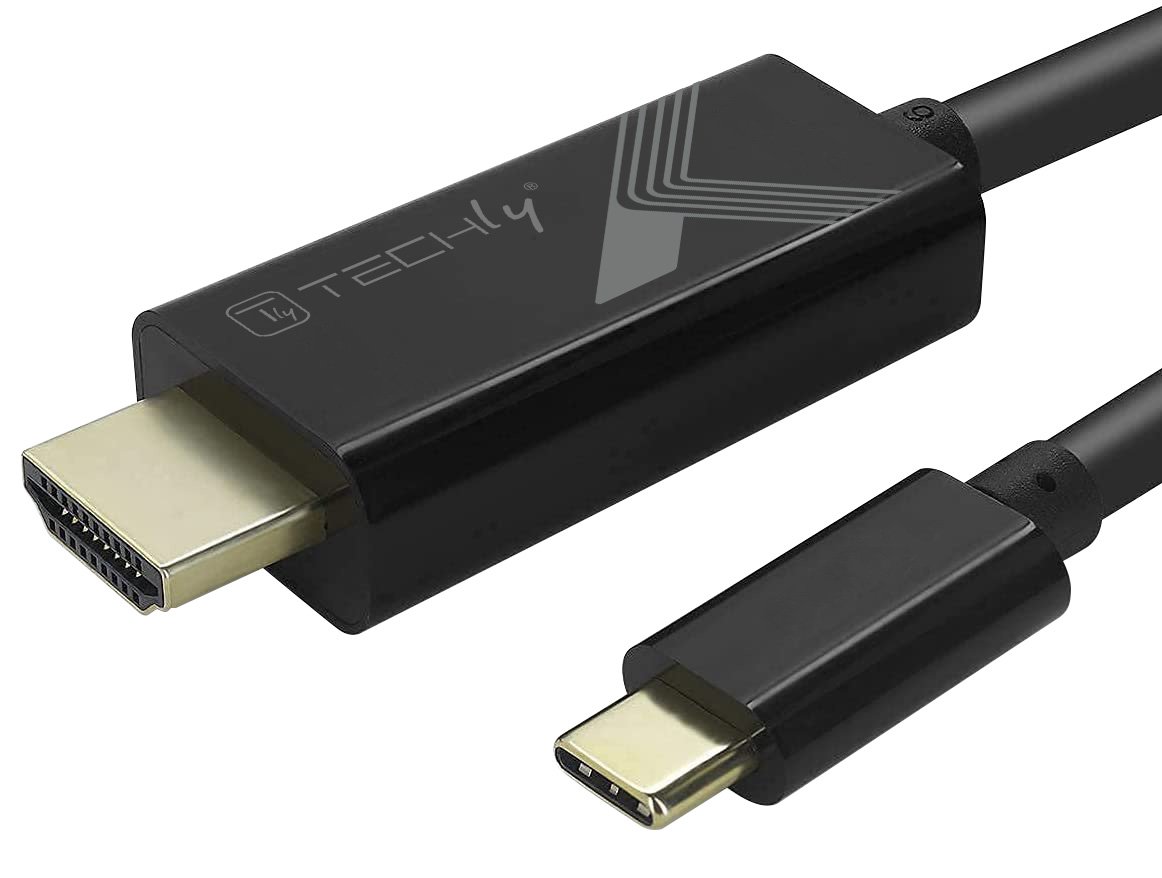 Cavo Adattatore USB-C™ Maschio a HDMI 2.0 4K Maschio 5m Nero TECHLY
