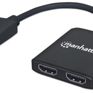 Splitter Hub DisplayPort a 2 porte HDMI con MST MANHATTAN
