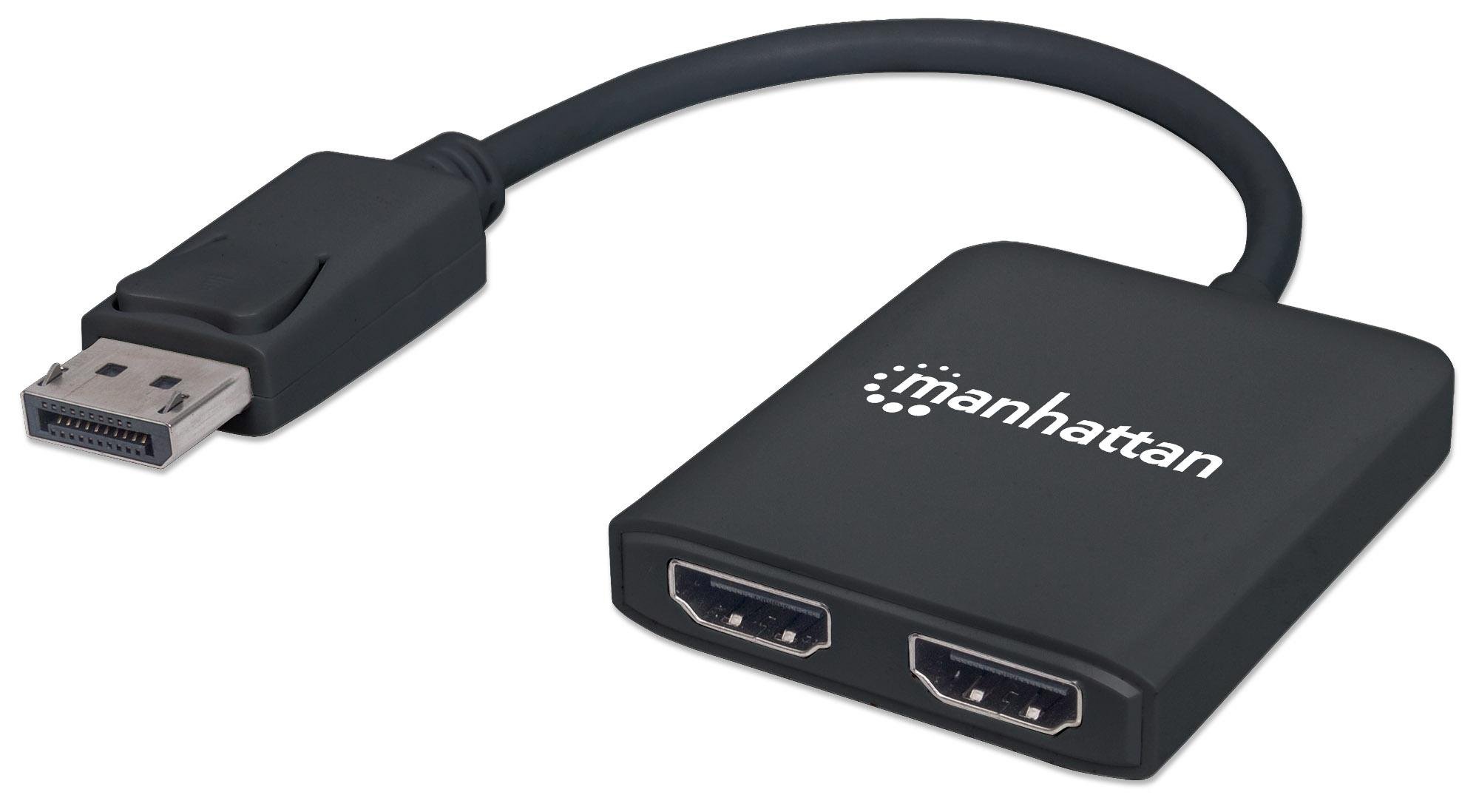 Splitter Hub DisplayPort a 2 porte HDMI con MST MANHATTAN